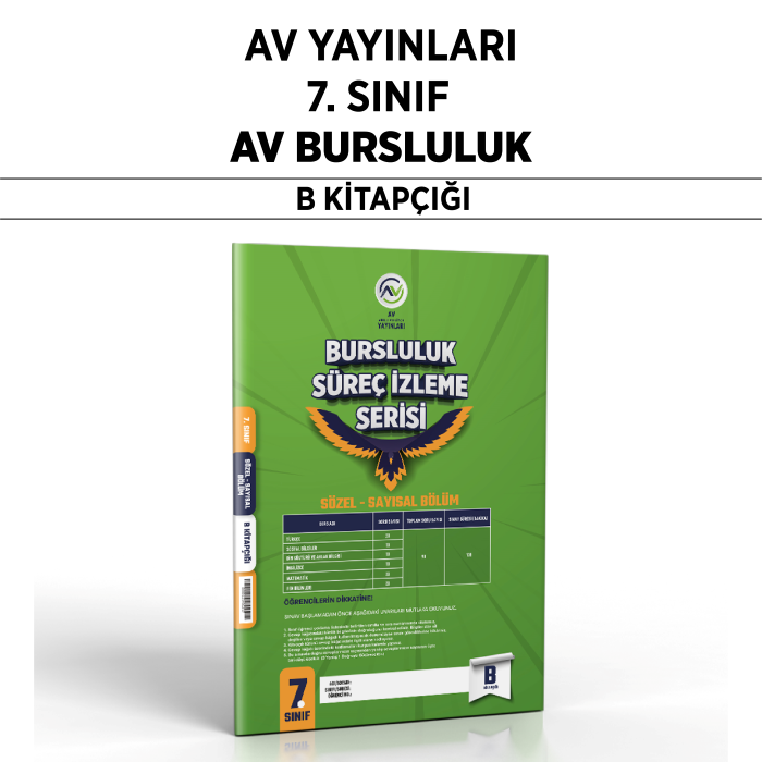 AV 07.SINIF BURSLULUK DENEME KLB SAY/SÖZ B -25-26